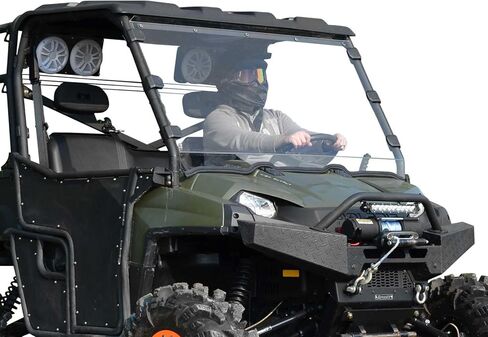 SuperATV Polaris Ranger Full-Size 500 Full Windshield | Clear (No Tint) | Includes Pre-installed Bulb Seal in Saudi Arabia