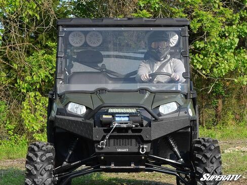 SuperATV Polaris Ranger Full-Size 500 Full Windshield | Clear (No Tint) | Includes Pre-installed Bulb Seal in Saudi Arabia