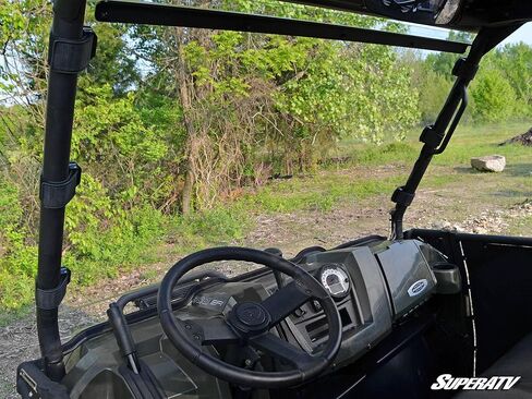 SuperATV Polaris Ranger Full-Size 500 Full Windshield | Clear (No Tint) | Includes Pre-installed Bulb Seal in Saudi Arabia