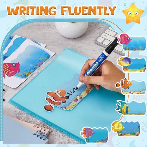Henoyso 108 Pcs Thanksgiving Name Tags Fall Name Tags Self Adhesive Classroom Labels Fall Classroom Decor Kids Name Labels for Desk Classroom Supplies Decoration Thanksgiving Party Favor (Autumn) in Saudi Arabia