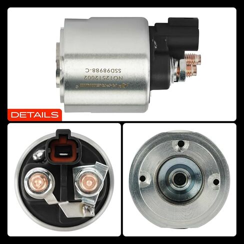 A-Premium Starter Solenoid Compatible with Hyundai & Kia Models - Sonata 2009-2014, Santa Fe 2010-2012, Santa Fe Sport 2013-2014, Optima 2012-2014, Sorento 2011-2014, 2.4L - 12V in Saudi Arabia
