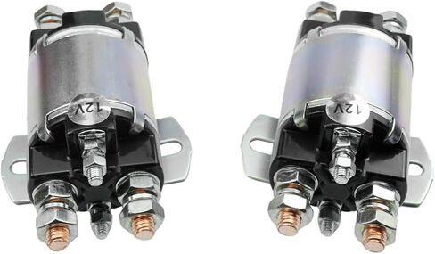 J17-81950-01 Solenoid Fit for Yamaha G1 Gas Golf Cart 12V 6 Terminal 100A for 2-cycle Gas Models Engine 1982-1989 Replacement for J17-81950-01 in Saudi Arabia