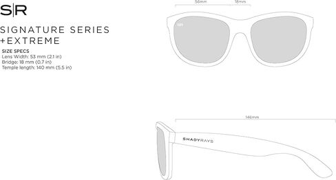 Shady Rays Signature Series | Lightweight Black Sunglasses with Polarized Lens in Saudi Arabia