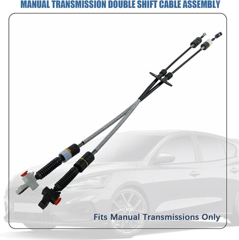 ناقل الحركة اليدوي مجموعة كابل التحول المزدوج 1S4Z7E395HA بديل لفورد فوكس 2001 2002 L4 2.0L DOHC يستبدل 1S4Z-7E395-HA in Saudi Arabia
