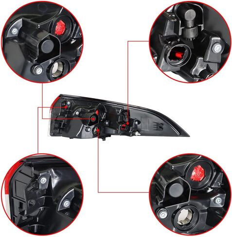WFLNHB Outer Left Side Tail Light Assembly Replacement for Toyota Corolla 2020-2021 Driver Side Rear Tail Light Lamp 81560-02C10 TO2804154 in Saudi Arabia