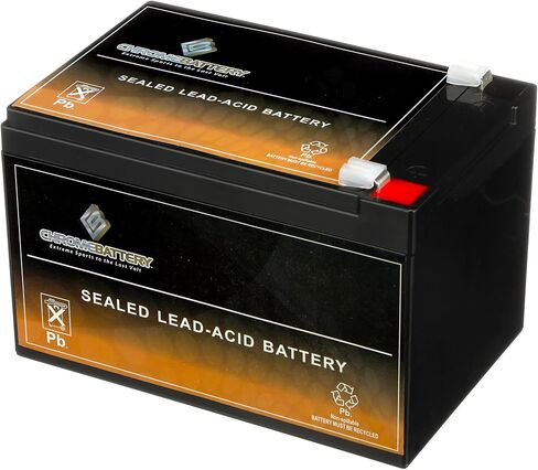 Chrome Battery 12V 12AH SLA Rechargeable Replacement Battery compatible with UPS Back Up, Electric Scooter, Wheelchair and Alarm: 5.94 x 3.86 x 3.74, T2 Terminal in Kuwait