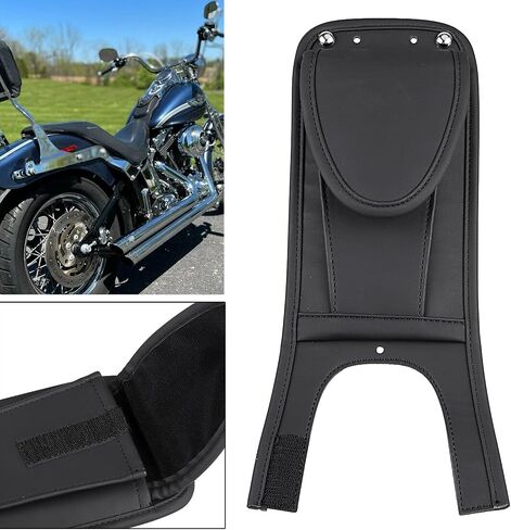 SHMT Motor Black Gas Fuel Tank Bib with Pouch - Compatible with Harley Softail Heritage Classic Springer Heritage Fatboy in Saudi Arabia