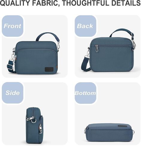 حقيبة سفر TOPEAST مضادة للسرقة للنساء والرجال، حقيبة كتف خفيفة الوزن بتصميم كلاسيكي للرحلات والاستخدام اليومي والرياضة in Kuwait