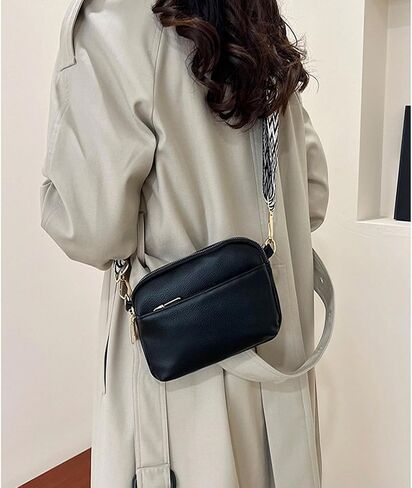Crossbody Bags for Women, Vegan Leather Shoulder Handbags，Purses for Women with Adjustable Wide Strap in Saudi Arabia