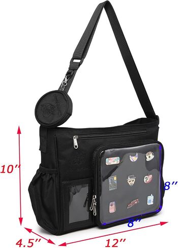 CHERRY SAUCE Ita Bag Kawaii Canvas Pin Display Purse Crossbody Shoulder Bag in Saudi Arabia