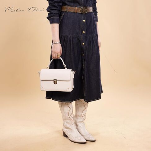 Milan Chiva Small Crossbody Purse for Women Elegant Top Handle Designer Square Bags in Kuwait