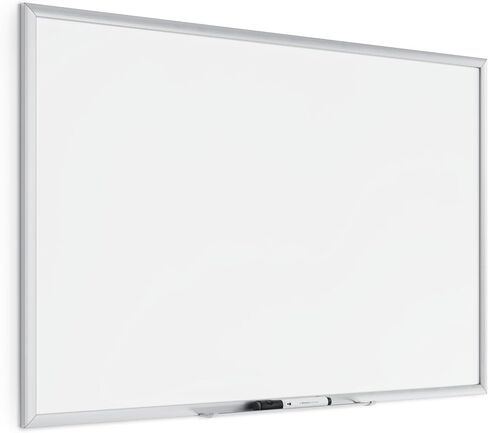 U Brands Magnetic Dry Erase Board Value Set, 23 x 35 Inches, Silver Aluminum Frame Includes Marker and Magnet in Saudi Arabia