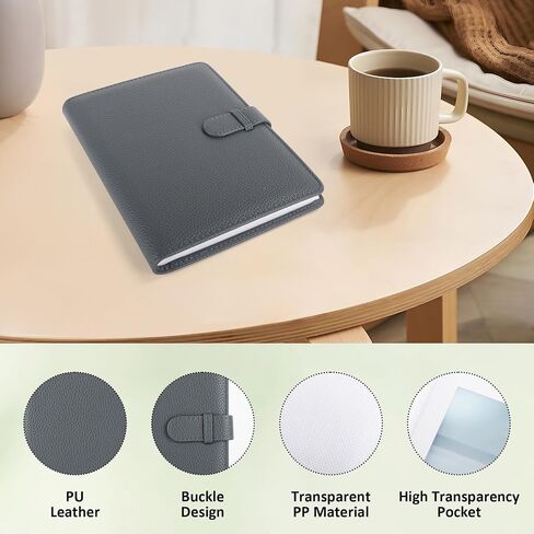 MUZIRI KINOKOO 80 Pockets Photo Album for Instax Wide EVO/Wide 400 Camera Film, Lychee Texture PU Leather Album for Wide 300/Wide 210 Camera, 4.25 * 3.4 inch Film Collection Souvenir Album - Green in Saudi Arabia