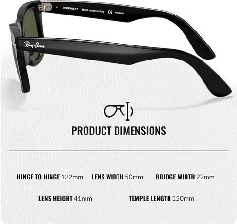 Ray-Ban RB4340 WAYFARER EASE Square Shaped Sunglasses for Men & Women with Official RAYBAN Eyewear Kit in Saudi Arabia