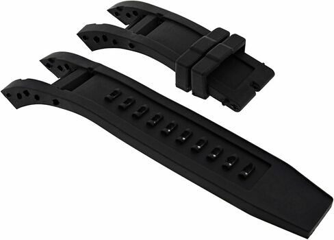 حزام ساعة مطاطي من السيليكون من Ewatchparts متوافق مع Invicta Subaqua Noma Iv 1388 باللون الأسود in Saudi Arabia