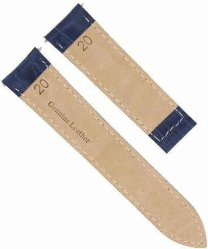 Ewatchparts 20mm Replacement Italian Leather Watch Band Strap For Cartier Watch With Buckle in Saudi Arabia