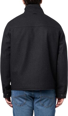 Nautica Men's Wool Blend Lightweight Insulated Jacket – Printed Daimond Quilted Interior in Saudi Arabia