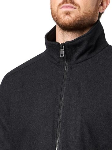 Nautica Men's Wool Blend Lightweight Insulated Jacket – Printed Daimond Quilted Interior in Saudi Arabia