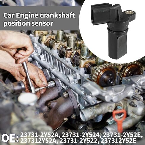 X AUTOHAUX No.23731-2Y52A/23731-2Y524 مستشعر موضع العمود المرفقي العلوي الأمامي لنيسان باثفايندر LE SE 3.5L 2001-2004 لإنفينيتي FX45 M45 Base 4.5L 2003-2008 لإنفينيتي QX4 Base 01-03 in Saudi Arabia