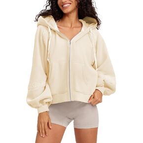 جاكاكي إمرأة زمم هوديس سترات صوفية اقتصاص بلوزات مطرزة الكروشيه البلوزات ملابس الشتاء الموضة in Kuwait