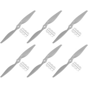 MECCANIXITY 6Pcs 9x6 Inch Propeller RC Propellers 2-Vane Blades Props Gray with Adapter Rings for RC Airplane Aircraft Prop Replacement in Saudi Arabia