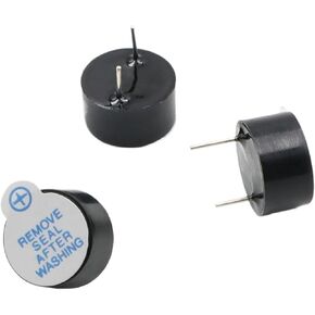 10PCS/lot DC5V 12065 Active Alarm Buzzer Dimension12x6.5MM Continuous Buzzer Alarm Pin Pitch 7.5 MM 85dB 2700HZ in Saudi Arabia