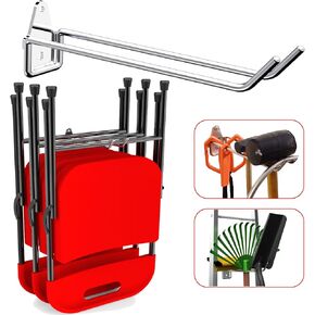 خطافات جراج 304 من الفولاذ المقاوم للصدأ من JBscoop، منظم عالي التحمل ورف تعليق على الحائط للأدوات والمعدات والمزيد، مقاوم للصدأ ومتين in Kuwait