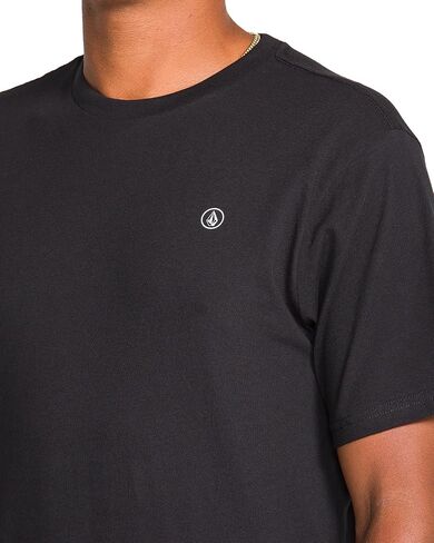 Volcom Men's Circle Stone Organic Short Sleeve T-Shirt – Soft Cotton Crewneck with Logo Graphic in Saudi Arabia