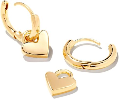 Kendra Scott Heart Padlock Huggie Earrings in Saudi Arabia