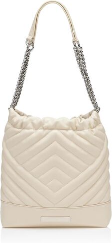 Armani Exchange Women's Victoria Small Bucket Bag DUSTY GROUND - DUSTY GROUND, One Size in Saudi Arabia