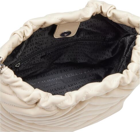 Armani Exchange Women's Victoria Small Bucket Bag DUSTY GROUND - DUSTY GROUND, One Size in Saudi Arabia