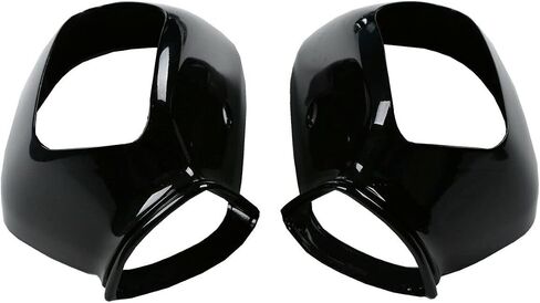 TCMT Black ABS Rear View Mirrors w/Smoke Signal Fits For Honda Goldwing GL1800 2001-2017 in Saudi Arabia