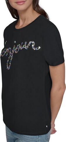 KARL LAGERFELD Womens Soft Everyday Essential Casual T-Shirt in Saudi Arabia