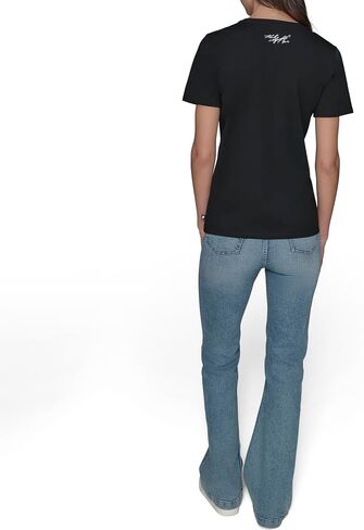 KARL LAGERFELD Womens Soft Everyday Essential Casual T-Shirt in Saudi Arabia