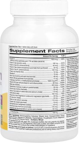 SuperNutrition SimplyOne®, 50+ Women Multivitamin + Super Complexes with Vitamin A, Vitamin C, Minerals, and Botanicals, Iron Free, 90 Tablets in Saudi Arabia
