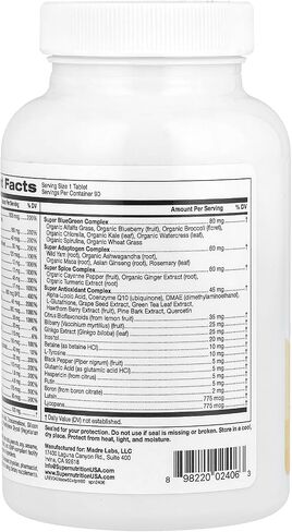SuperNutrition SimplyOne®, 50+ Women Multivitamin + Super Complexes with Vitamin A, Vitamin C, Minerals, and Botanicals, Iron Free, 90 Tablets in Saudi Arabia