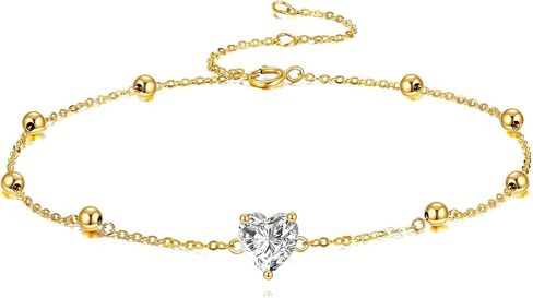 KECHO 14k Gold Moissanite Diamond Link Bracelet Adjustable Friendship Bracelets Jewelry Birthday Gift for Women in Saudi Arabia