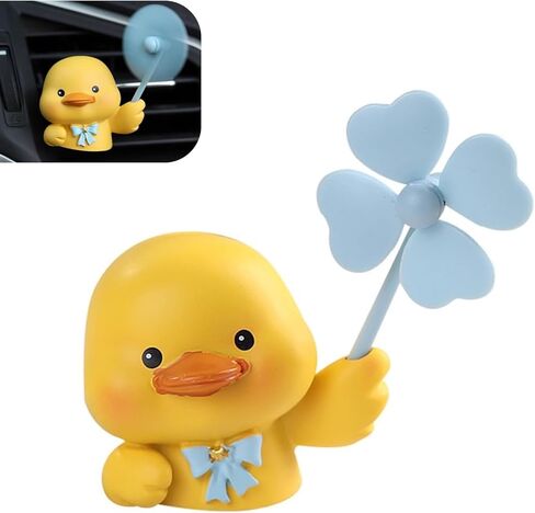 Cute Pig Car Air Fresheners Vent Clips, Outlet Vent Fresheners with Rotating Windmill, Creative Dashboard Trim Clip with 2 Scented Pads, Universal Interior Decoration Accessories (Pink) in Saudi Arabia