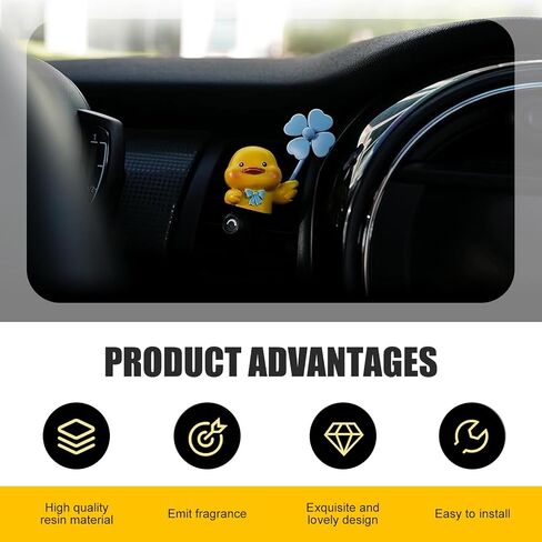 Cute Pig Car Air Fresheners Vent Clips, Outlet Vent Fresheners with Rotating Windmill, Creative Dashboard Trim Clip with 2 Scented Pads, Universal Interior Decoration Accessories (Pink) in Saudi Arabia