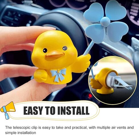 Cute Pig Car Air Fresheners Vent Clips, Outlet Vent Fresheners with Rotating Windmill, Creative Dashboard Trim Clip with 2 Scented Pads, Universal Interior Decoration Accessories (Pink) in Saudi Arabia