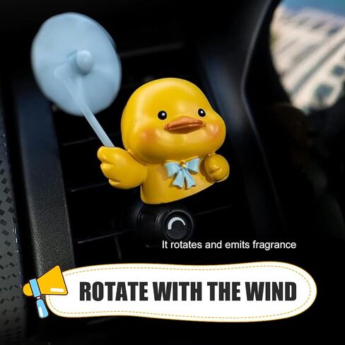 Cute Pig Car Air Fresheners Vent Clips, Outlet Vent Fresheners with Rotating Windmill, Creative Dashboard Trim Clip with 2 Scented Pads, Universal Interior Decoration Accessories (Pink) in Saudi Arabia
