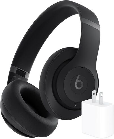 Beats Studio Pro - Bluetooth Noise Cancelling Headphones with 20W Power Adapter - Matte White in Kuwait