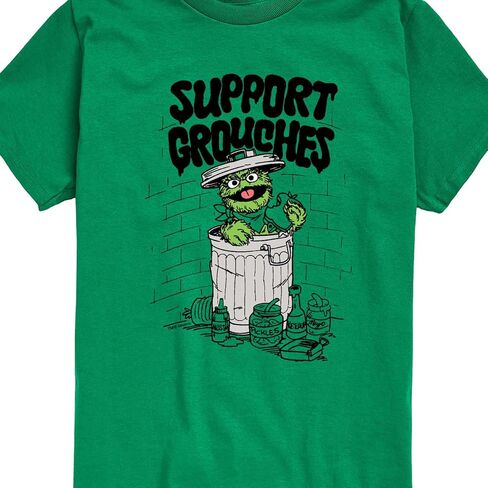 Sesame Street - Support Grouches Oscar - Toddler and Youth Short Sleeve Graphic T-Shirt in Saudi Arabia
