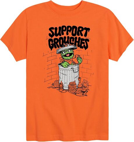 Sesame Street - Support Grouches Oscar - Toddler and Youth Short Sleeve Graphic T-Shirt in Saudi Arabia