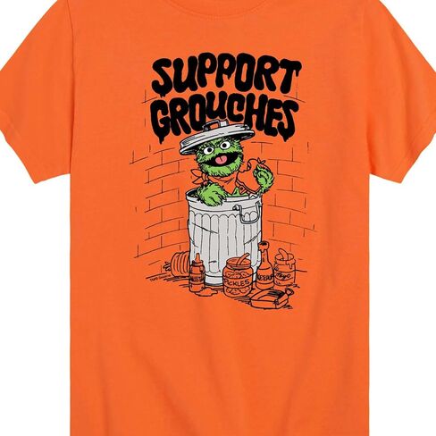 Sesame Street - Support Grouches Oscar - Toddler and Youth Short Sleeve Graphic T-Shirt in Saudi Arabia