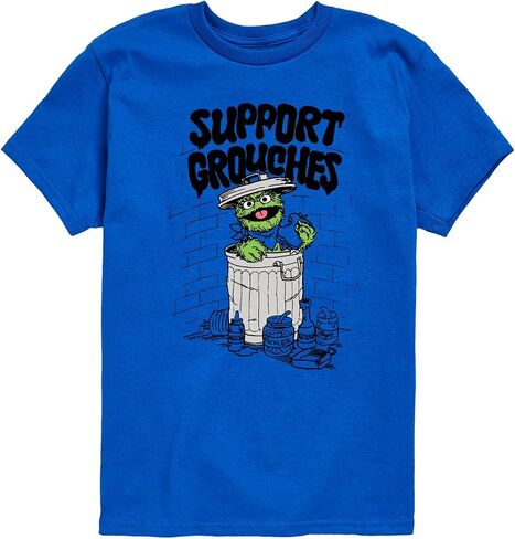 Sesame Street - Support Grouches Oscar - Toddler and Youth Short Sleeve Graphic T-Shirt in Saudi Arabia
