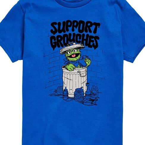 Sesame Street - Support Grouches Oscar - Toddler and Youth Short Sleeve Graphic T-Shirt in Saudi Arabia