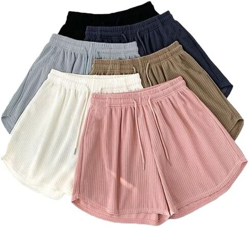 1PC Womens Summer High Waist Linen Shorts Roll Up Pleated Zippered Wrap Hem Wide Leg Shorts Without Pockets 2025 in Saudi Arabia