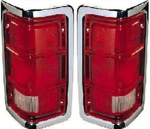 مجموعة مجموعة مصابيح خلفية Garage-Pro لسيارة دودج D100 1988-1989، D150 1988-1993، D250، D350 هالوجين للسائق وجانب الركاب in Saudi Arabia