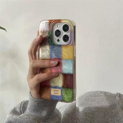 Trendy Aesthetic Cute Colorful iPhone 15 Case Shockproof Design Slim Fit Protective Cover Phone Case with for Women Girls in Kuwait